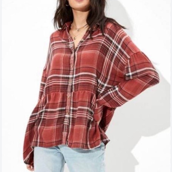 AEO Baby Doll Flannel - Picture 1 of 6
